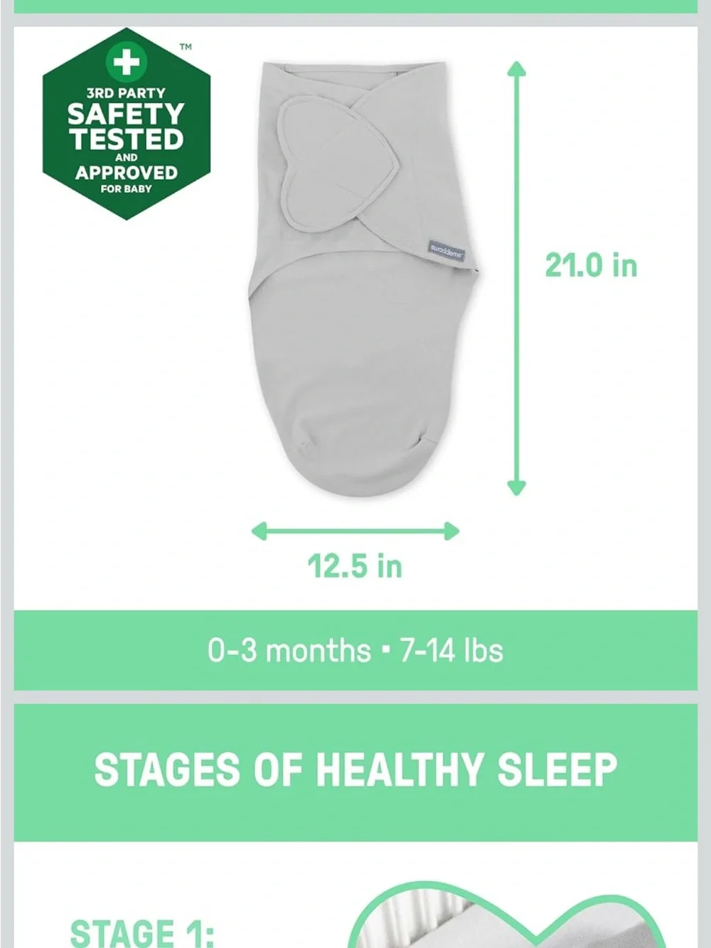 SwaddleMe swaddleme’s adjustable